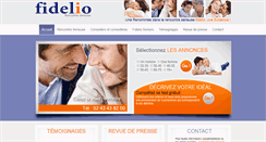 Desktop Screenshot of fidelio-lemans.fr